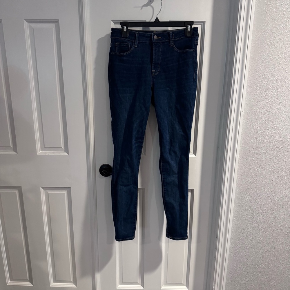 Old Navy Rockstar‎ Super Skinny Jeans High Rise Size 6